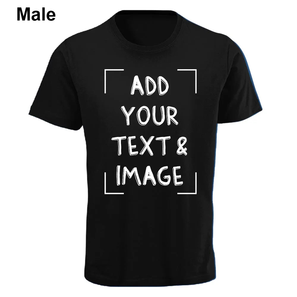 Maymacute Custom Your Photo T Shirt Front Print Unisex Gift