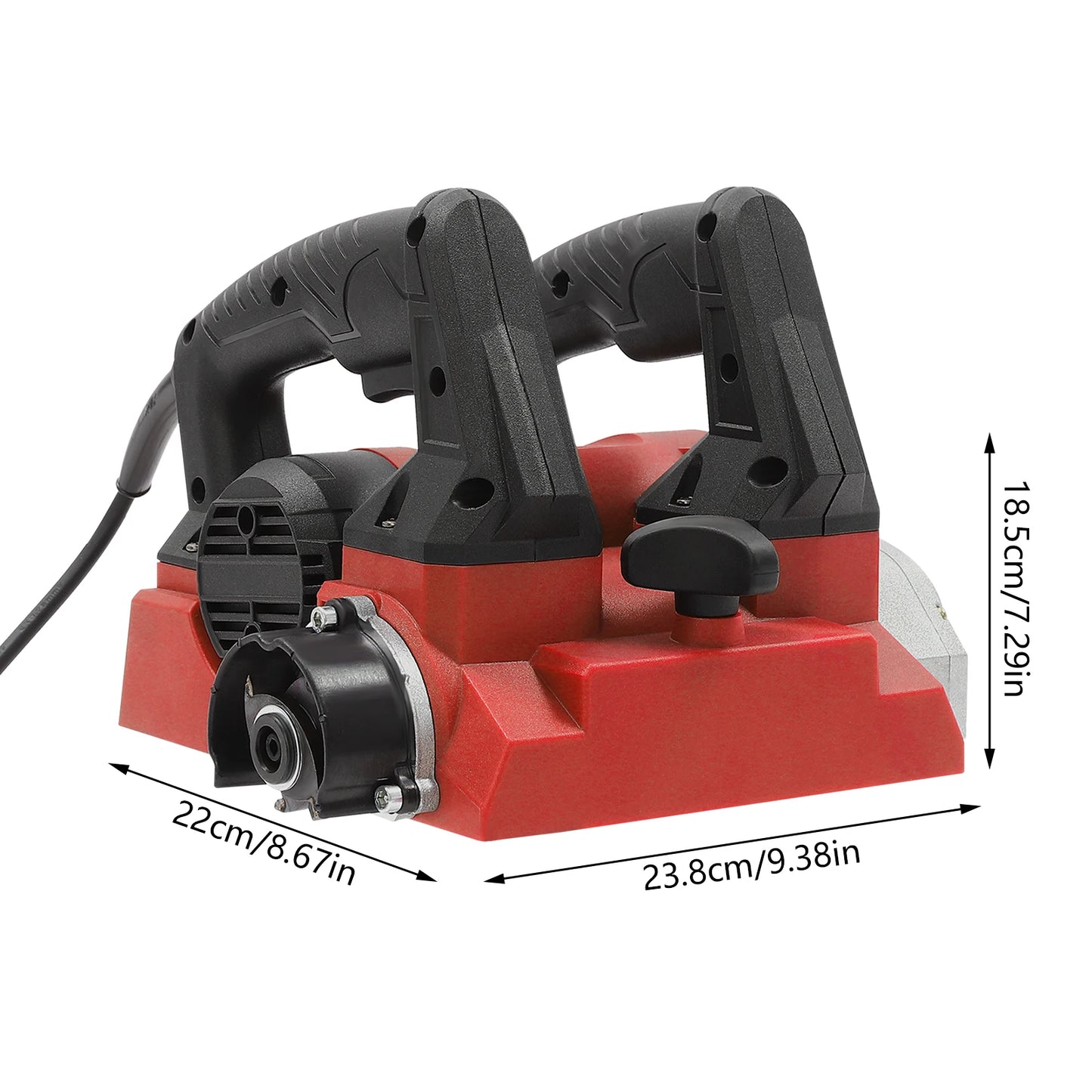 1300W Electric Wall Planer Portable Roller Planer With Toolbox