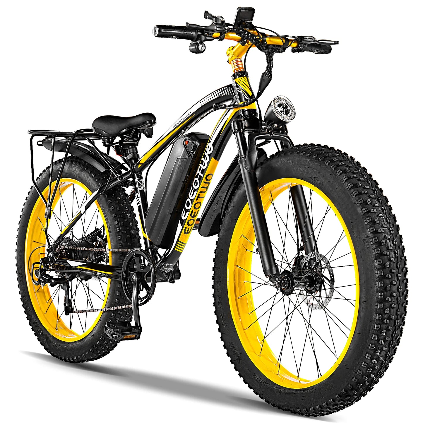 EOEOTWOC Electric Fat Tire Mountain Ebike 1500W 34MPH 48V 15Ah Aluminum