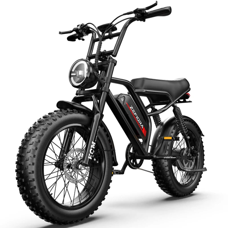 ZEFIORA Z10 V12 48V Electric Bicycle for Adults 1000W 30kmh