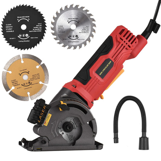 KKMOON 580W Circular Saw Corded Compact With Laser Guide