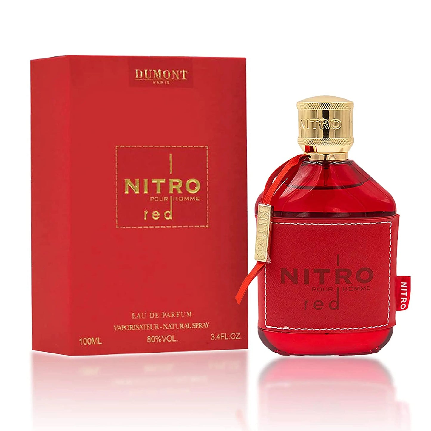 Nitro Red Eau De Parfum For Men Fruity Woody Floral Fragrance