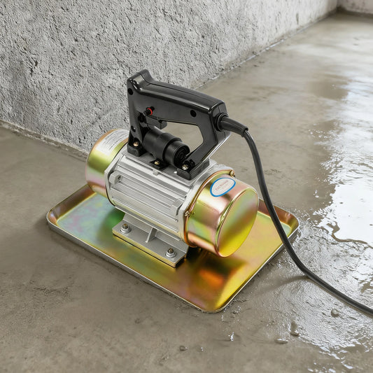 Electric 0.25KW Concrete Troweling Vibrator Handheld Flat Plate