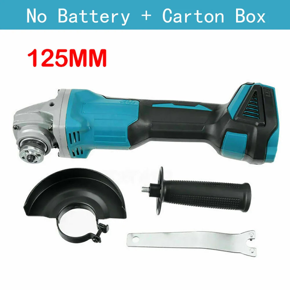 Brushless Cordless 18V Angle Grinder Power Tool Cutting Polishing