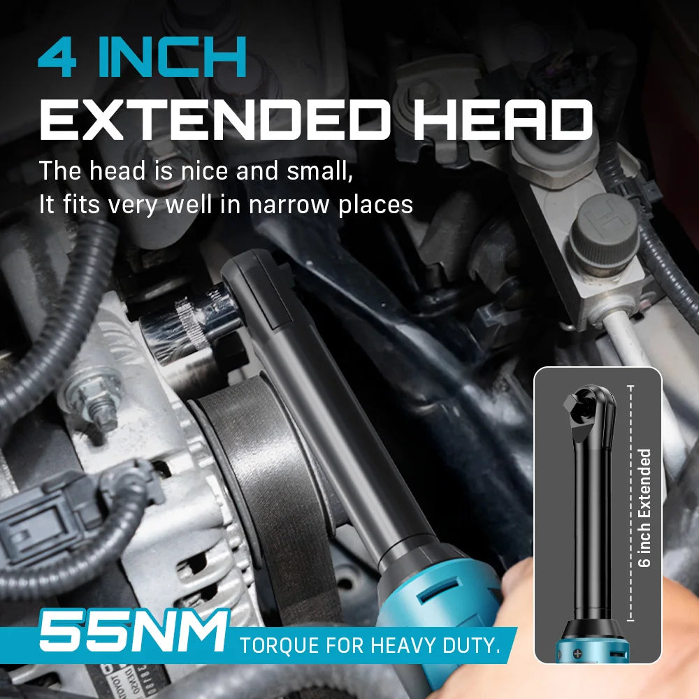 Seesii 12V Cordless Electric Wrench 55Nm Dual Battery Kit