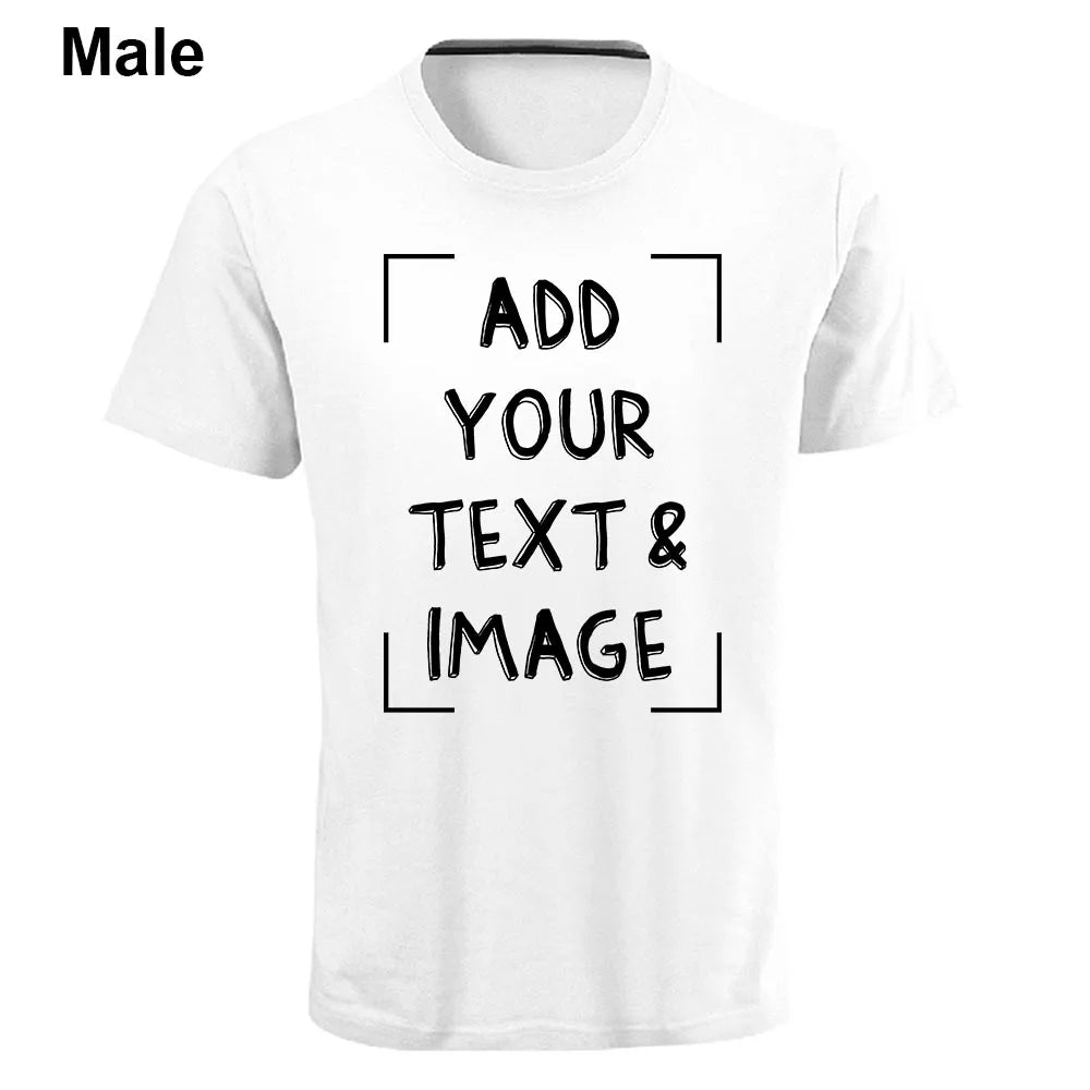 Maymacute Custom Your Photo T Shirt Front Print Unisex Gift
