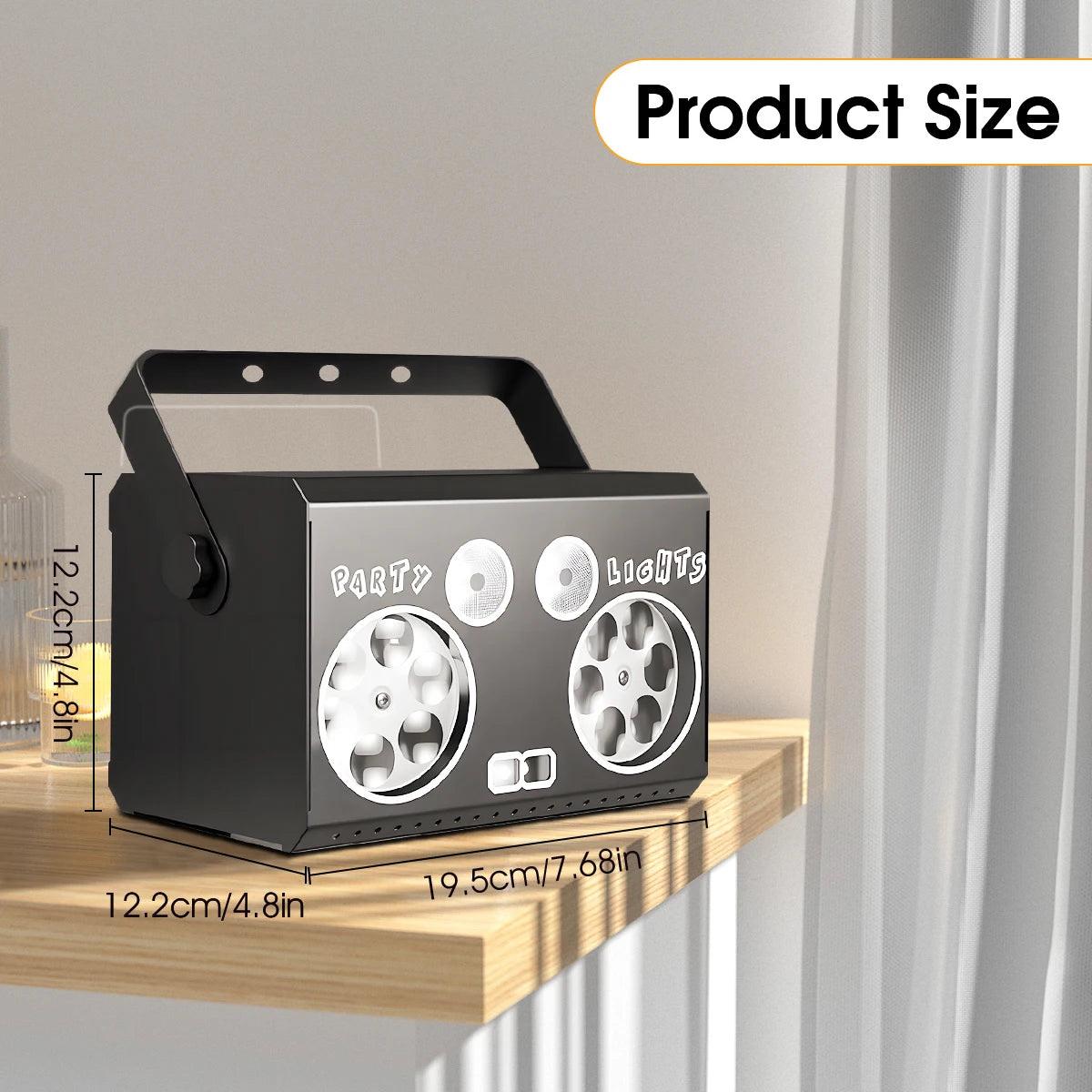 Aiopp Smart DJ Disco Honeycomb Laser Light With Remote