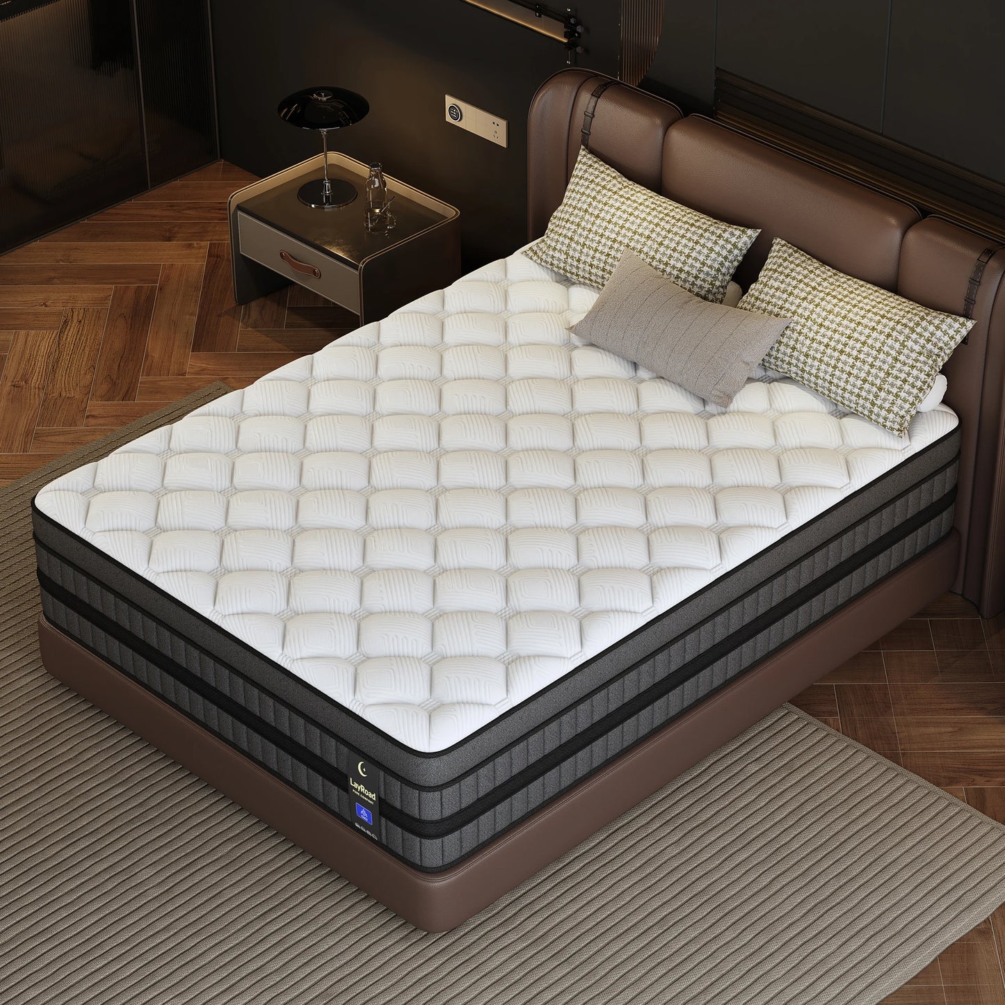 Hybrid Gel Memory Foam Mattress With Pocket Springs Medium Firm