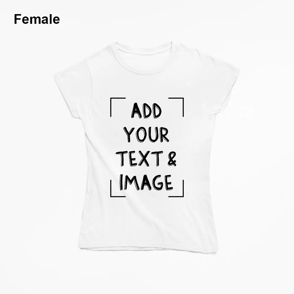 Maymacute Custom Your Photo T Shirt Front Print Unisex Gift