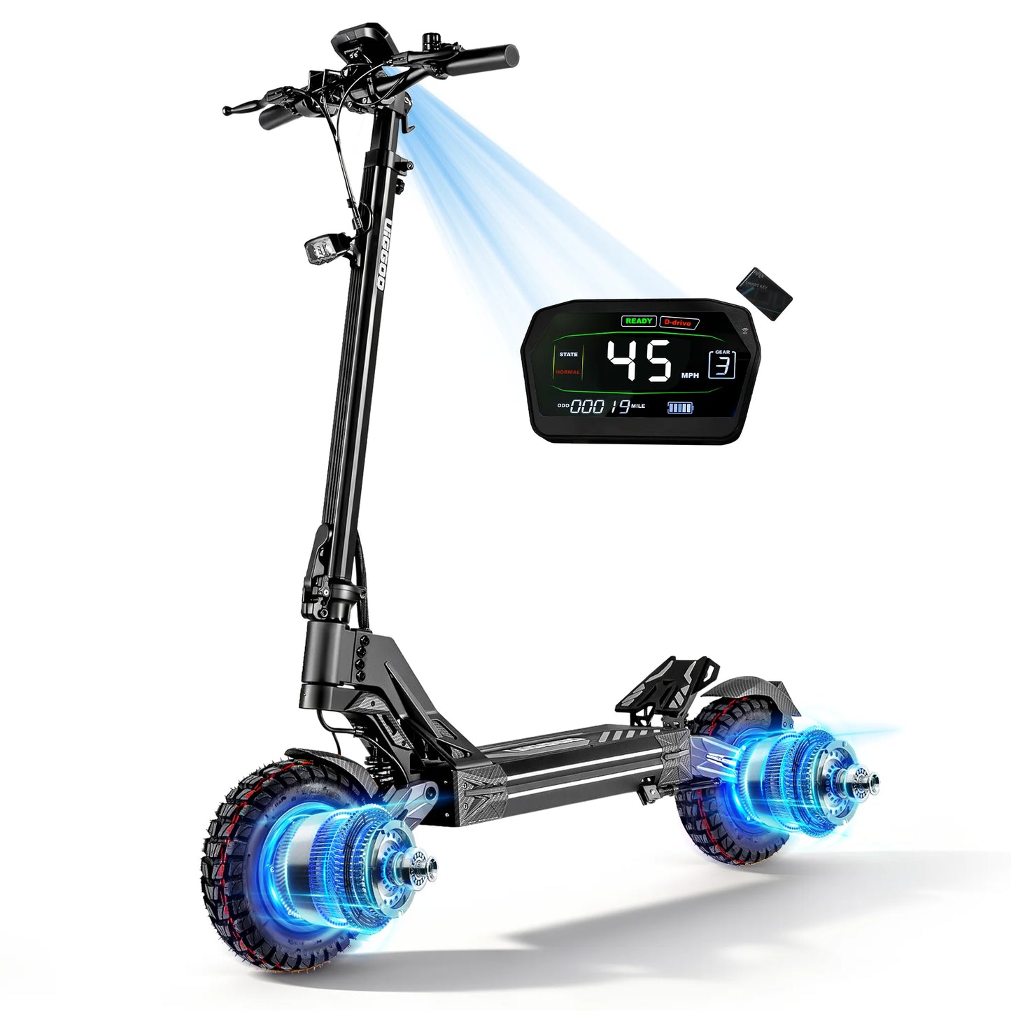 EOEOTWO Dual 4000W Electric Scooter 60V Fast Off Road