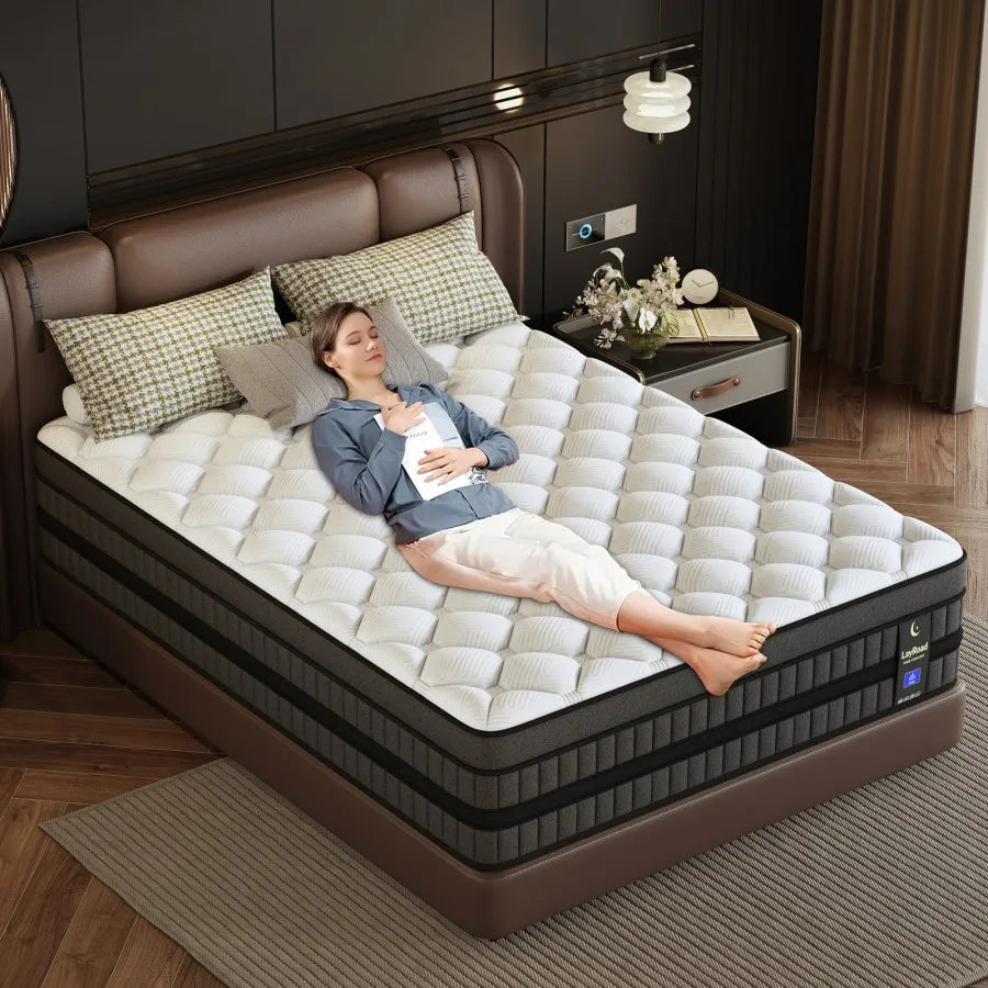 Hybrid Gel Memory Foam Mattress With Pocket Springs Medium Firm