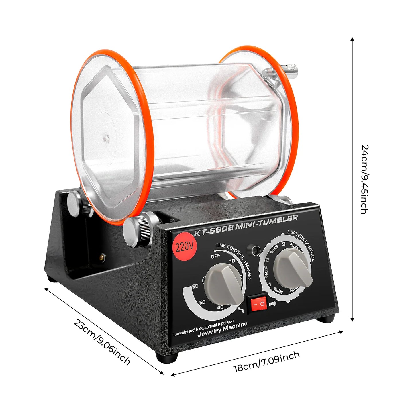 60W Electric Polisher Rotary Polishing Machine For Jewelry
