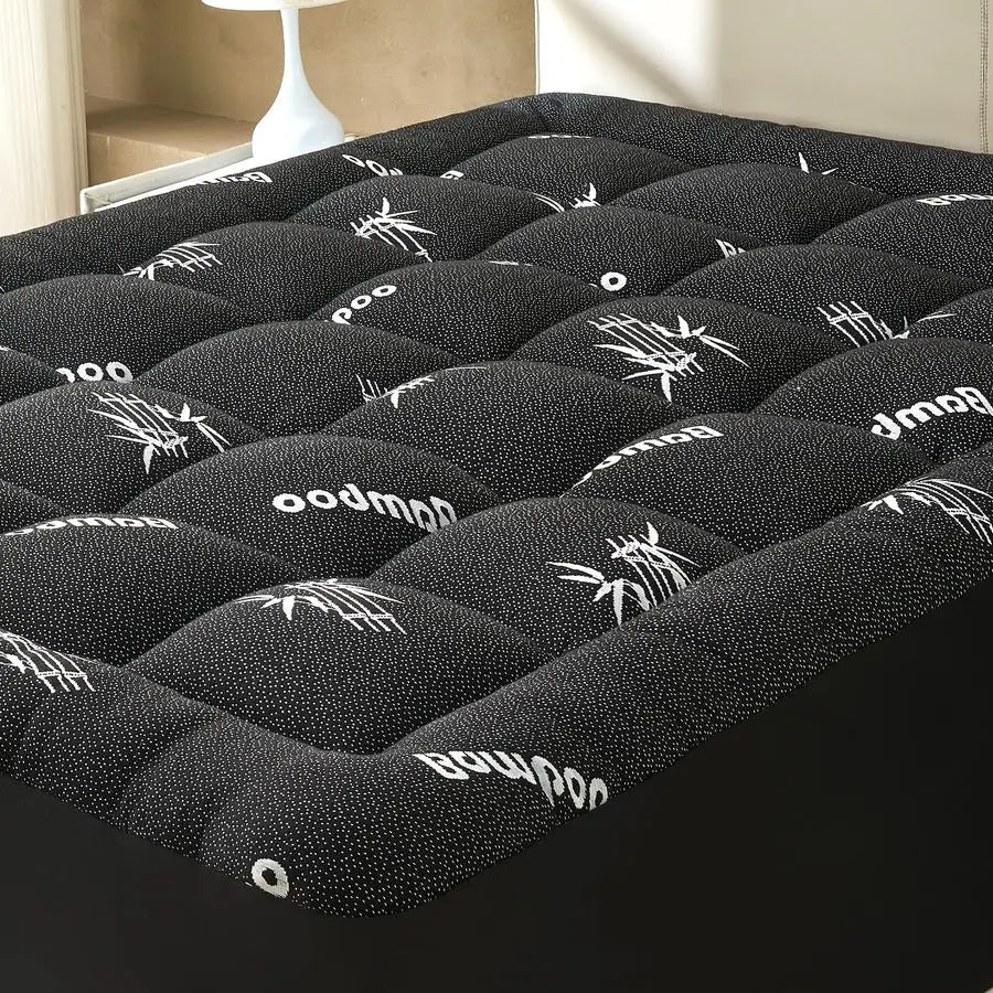 Viscose Bamboo Mattress Topper Pillow Top Pad for Cooling Comfort
