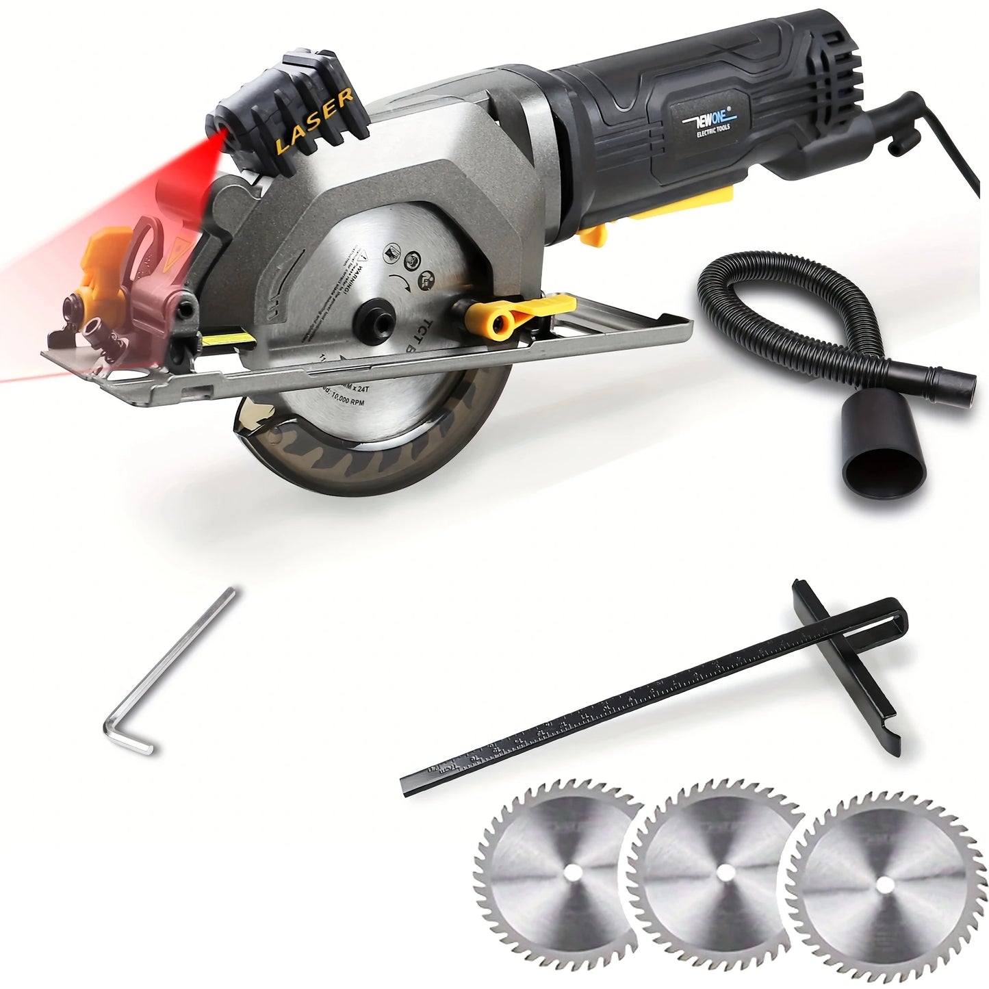 NewOne Electric Mini Circular Saw With Laser For Wood PVC