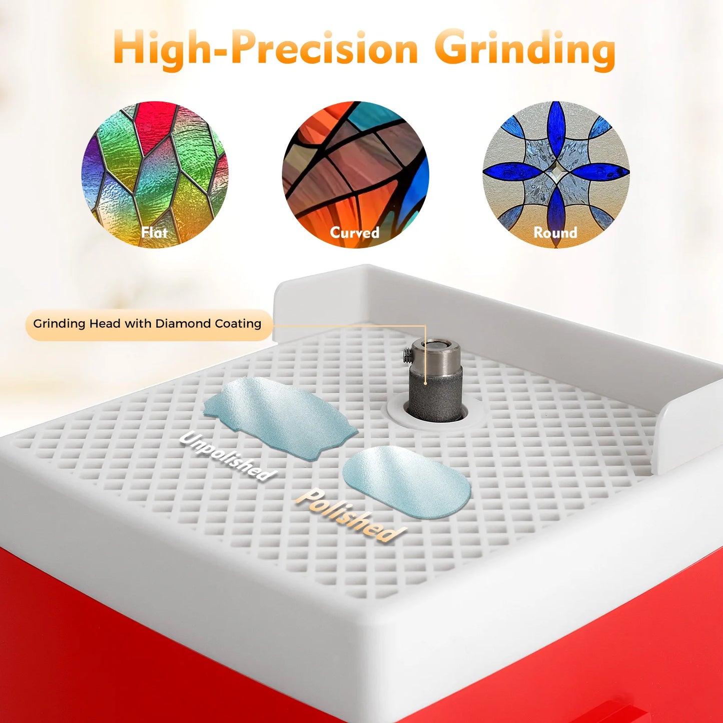 CNCEST Electric Grinder High Precision Ceramic Glass Grinding Tool
