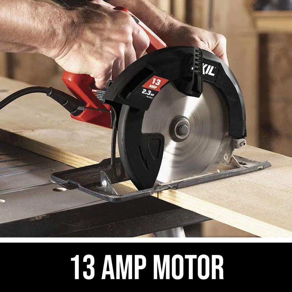 13 Amp Circular Saw With Powerful Motor And Lightweight Handling