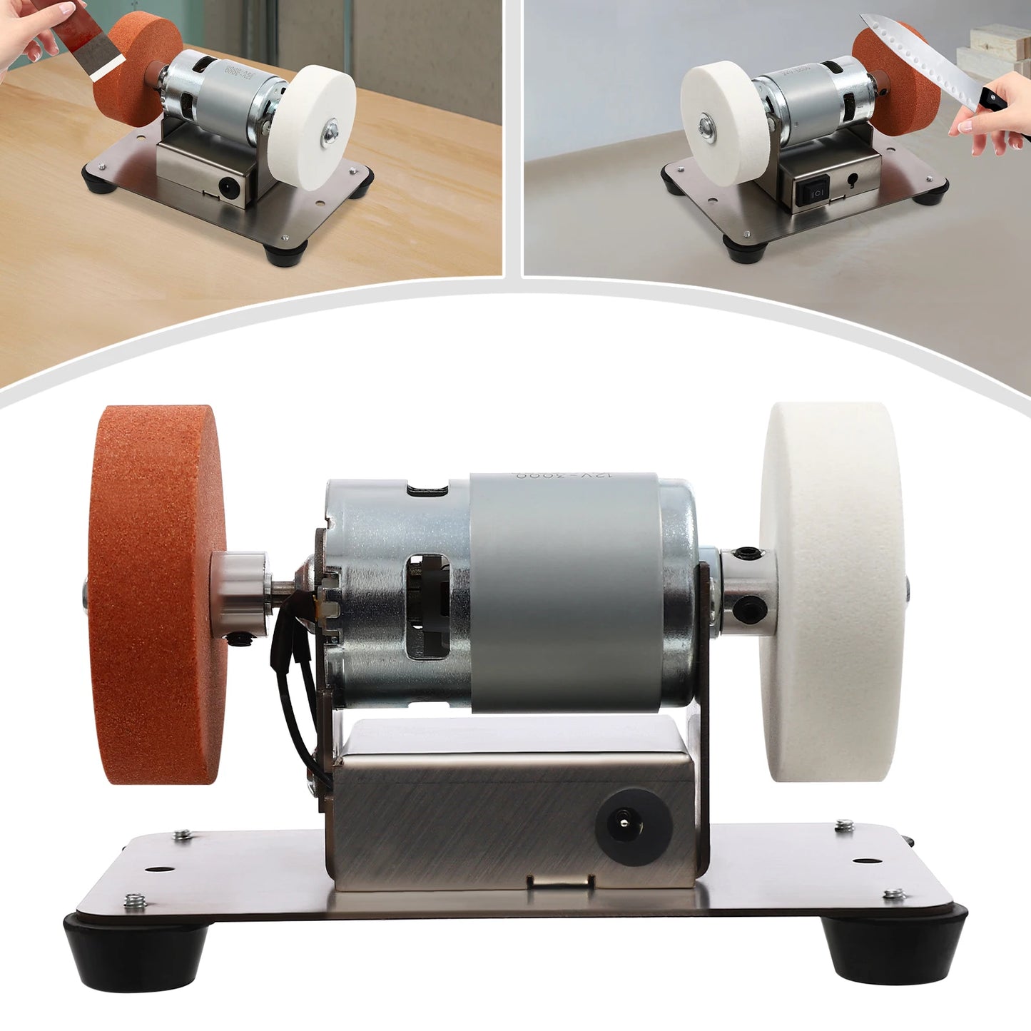 Precision Variable Speed Table Grinder For Metal Workpieces