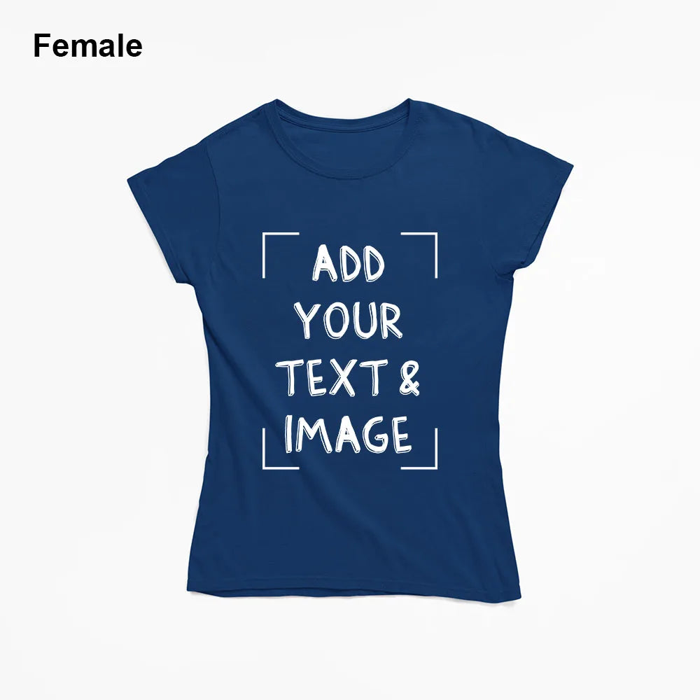 Maymacute Custom Your Photo T Shirt Front Print Unisex Gift