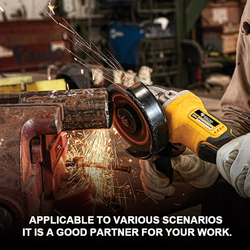 Electric Goddess Brushless Cordless Angle Grinder 21V Battery Included