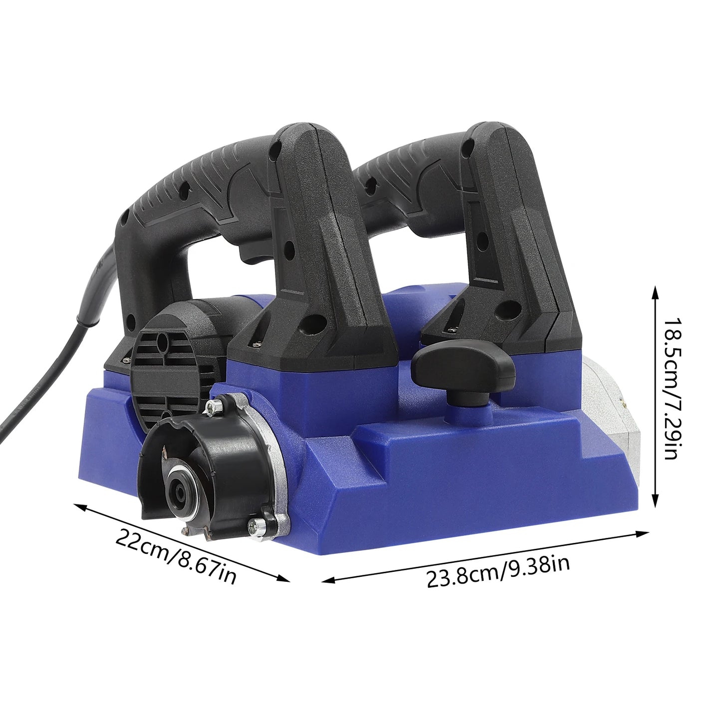 1300W Electric Wall Planer Portable Roller Planer With Toolbox