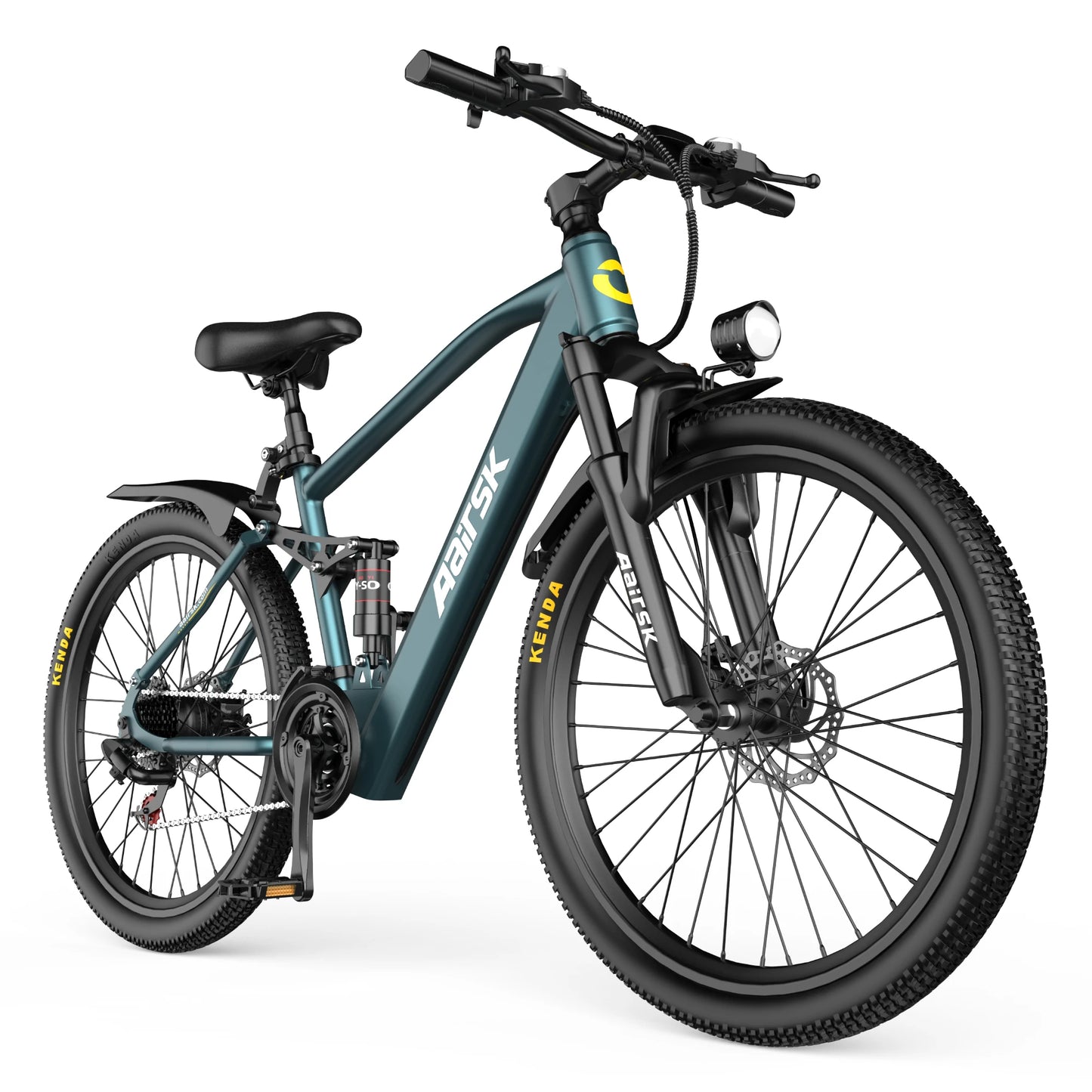EOEOTWOC Electric Fat Tire Mountain Ebike 1500W 34MPH 48V 15Ah Aluminum
