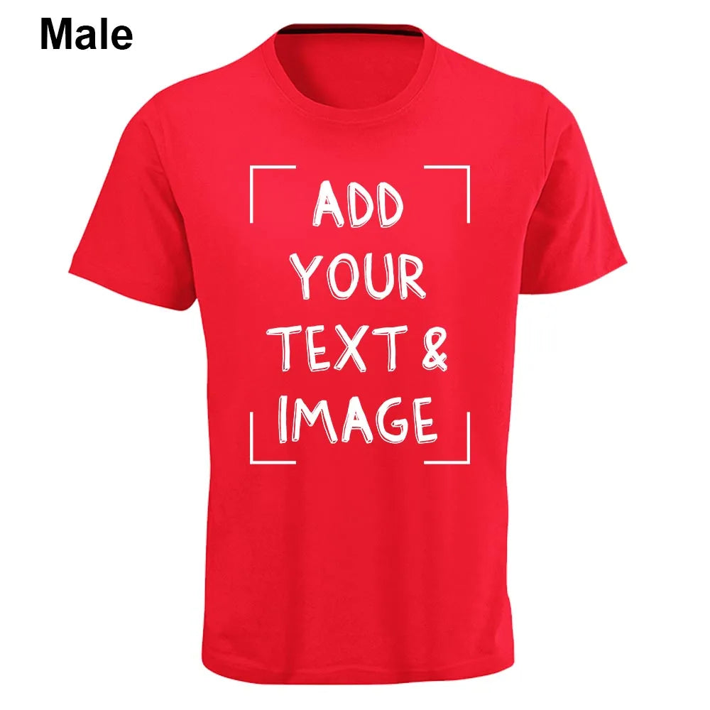 Maymacute Custom Your Photo T Shirt Front Print Unisex Gift