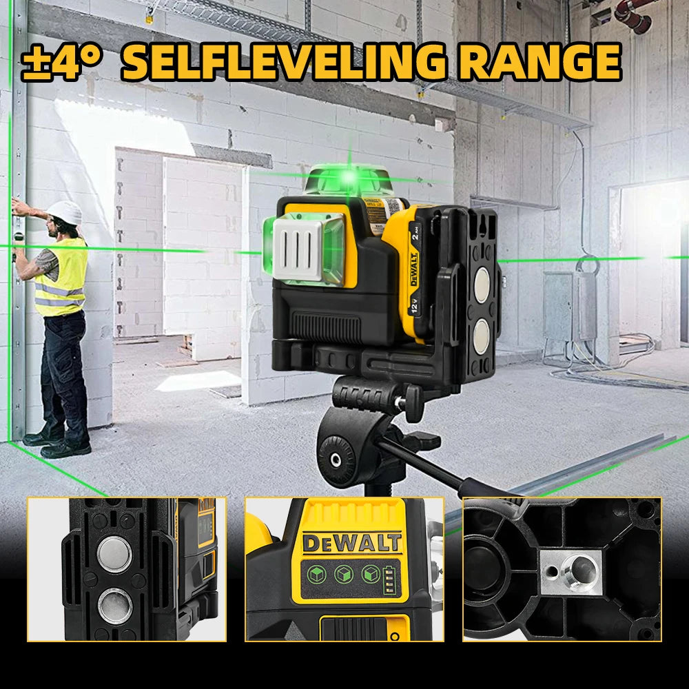 DEWALT DW089LG 12V Li-Ion Self Leveling Green Beam Laser