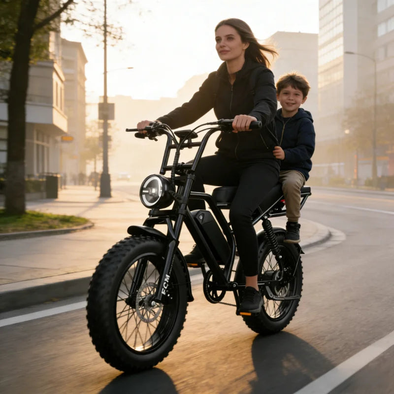ZEFIORA Z10 V12 48V Electric Bicycle for Adults 1000W 30kmh