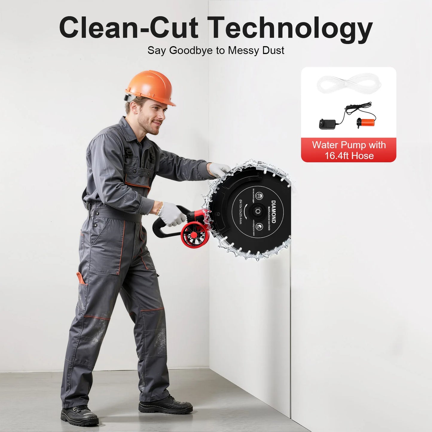 CNCEST Electric Wall Grooving Machine for Concrete and Brick