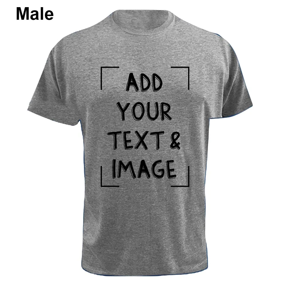 Maymacute Custom Your Photo T Shirt Front Print Unisex Gift