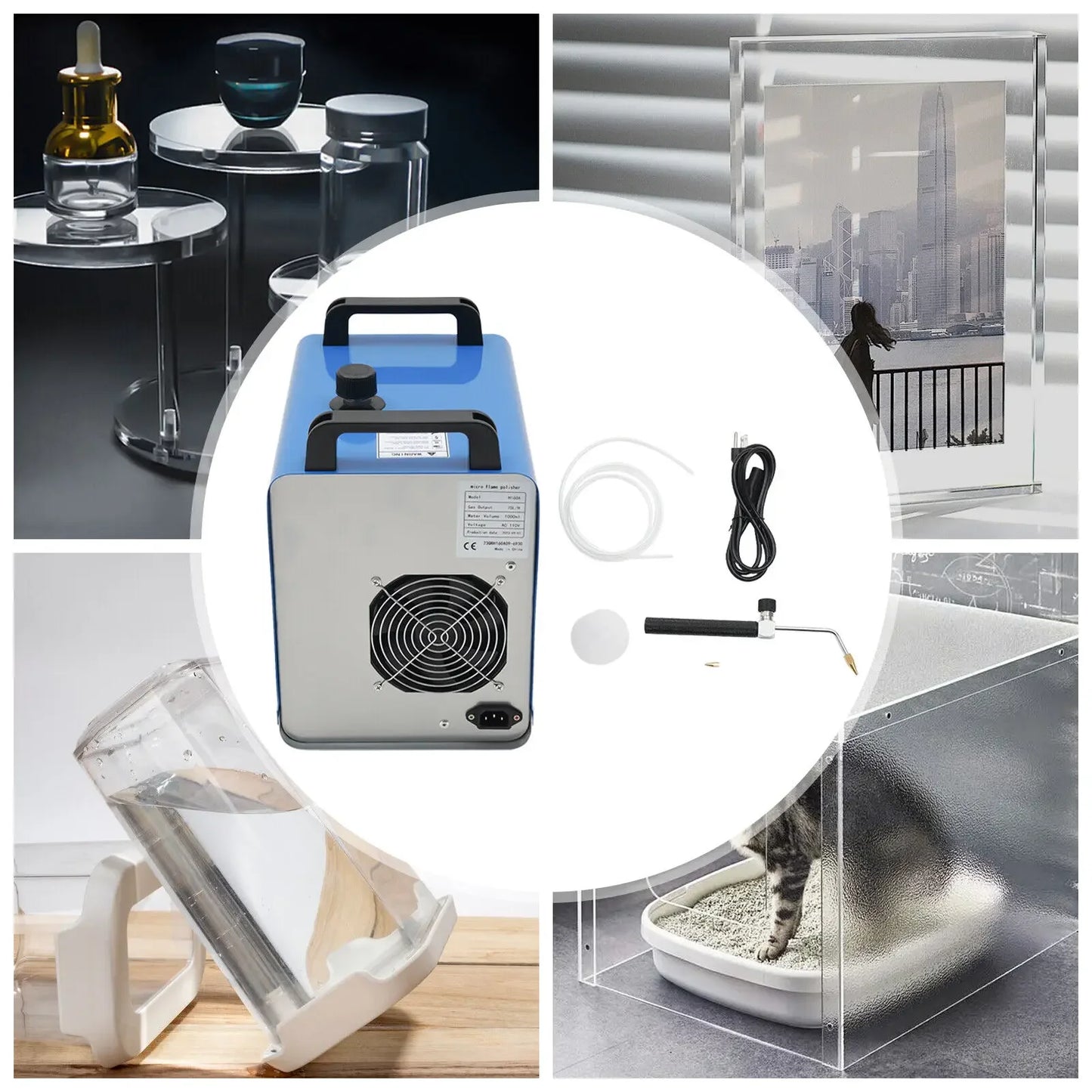 Acrylic Welding Machine Oxygen Hydrogen Torch Flame Polisher