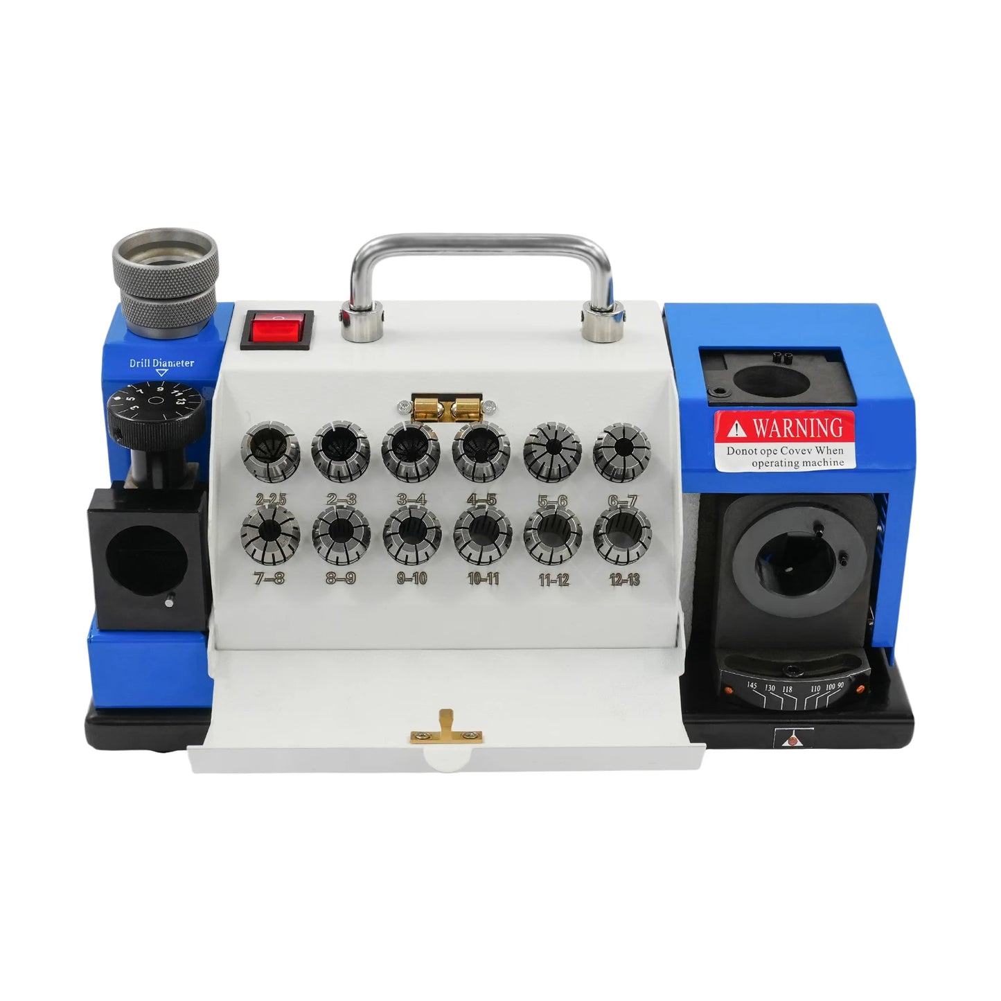 Electric Drill Bit Sharpener 180W Grinding Machine 5300 RPM Motor