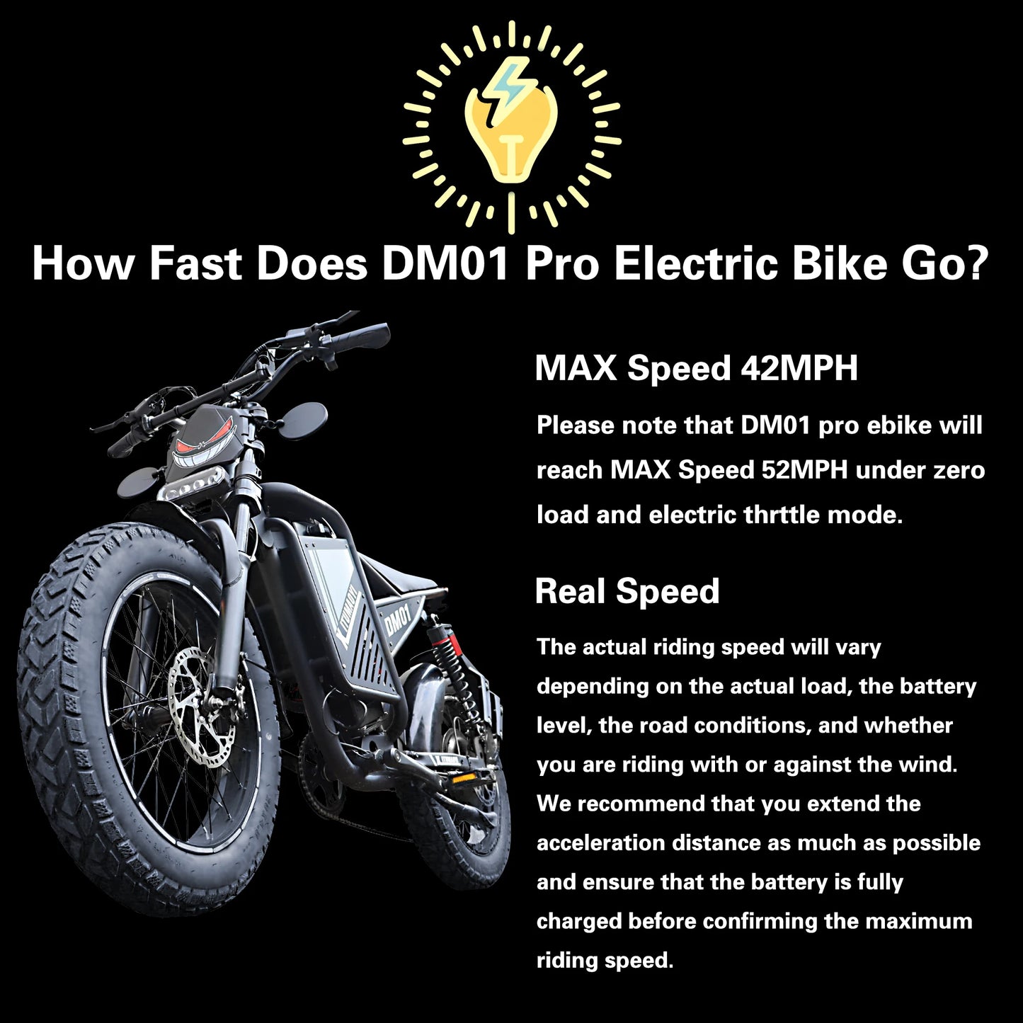 Baolujie DM01 60V 2000W Electric EBike With HighPerformance Motor