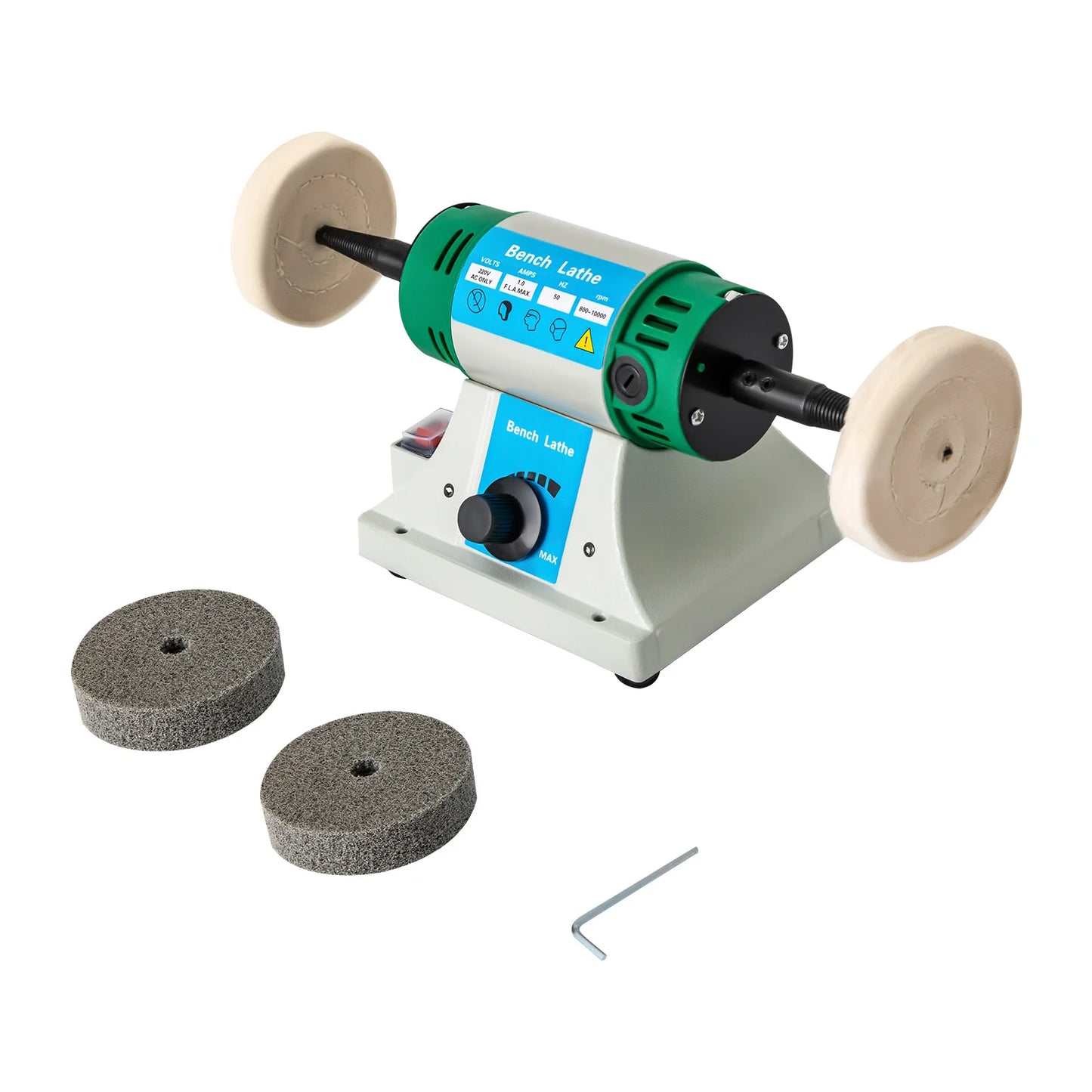 CNCEST 800W Jewelry Polisher Variable Speed Bench Polishing Machine