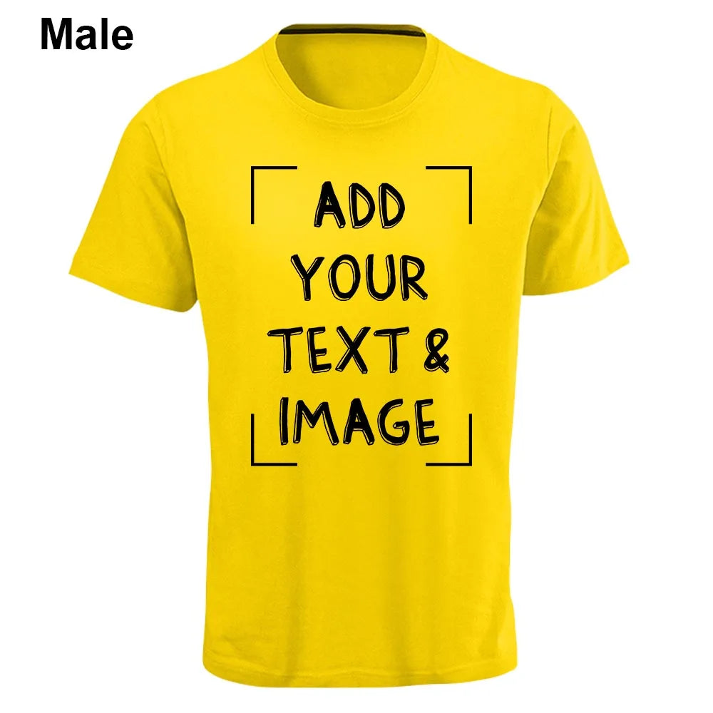 Maymacute Custom Your Photo T Shirt Front Print Unisex Gift
