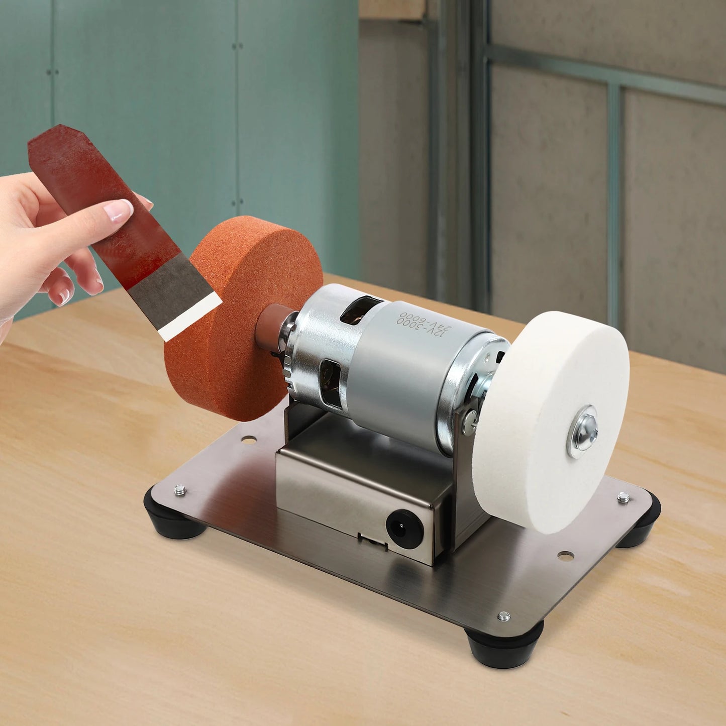 Precision Variable Speed Table Grinder For Metal Workpieces