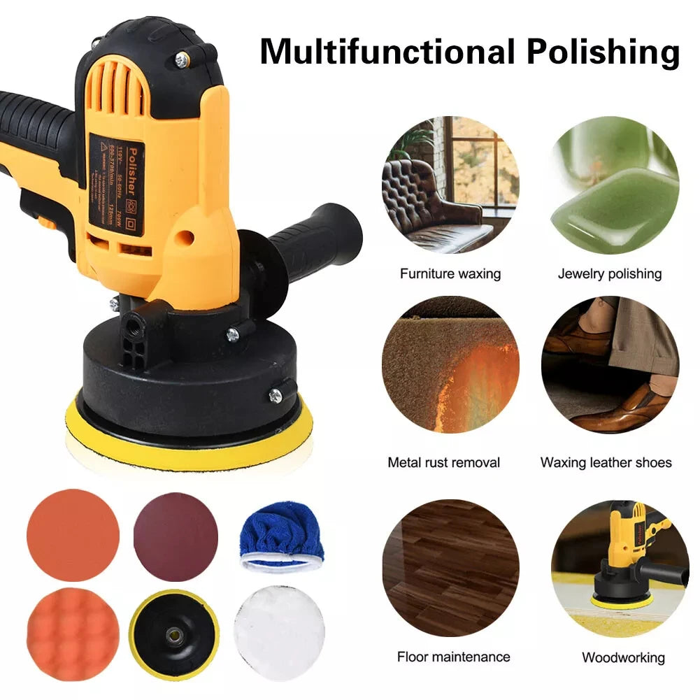 Xiaotree Car Polisher Machine 500W 110V Buffing Kit
