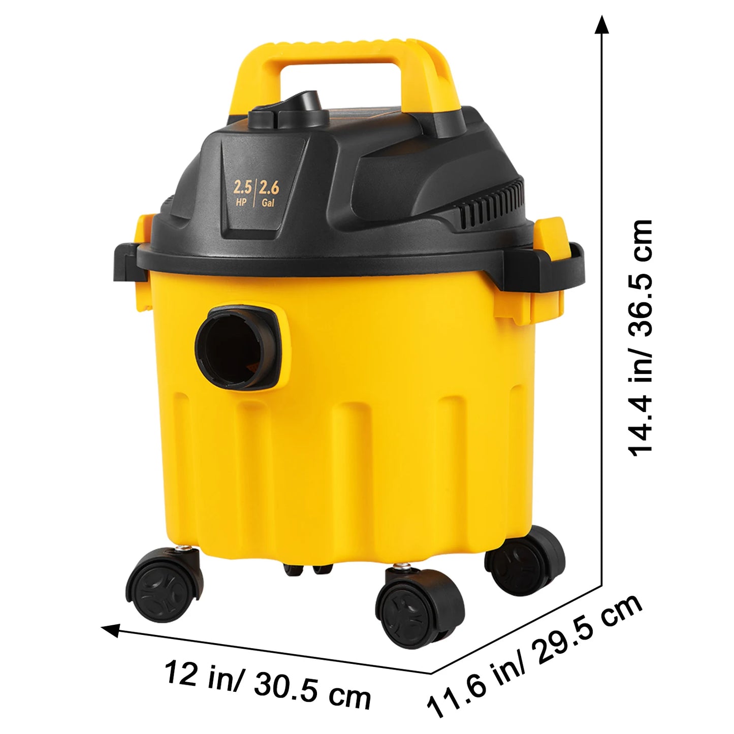 SucceBuy 3in1 Wet Dry Vacuum With 2.5 Peak HP Performance