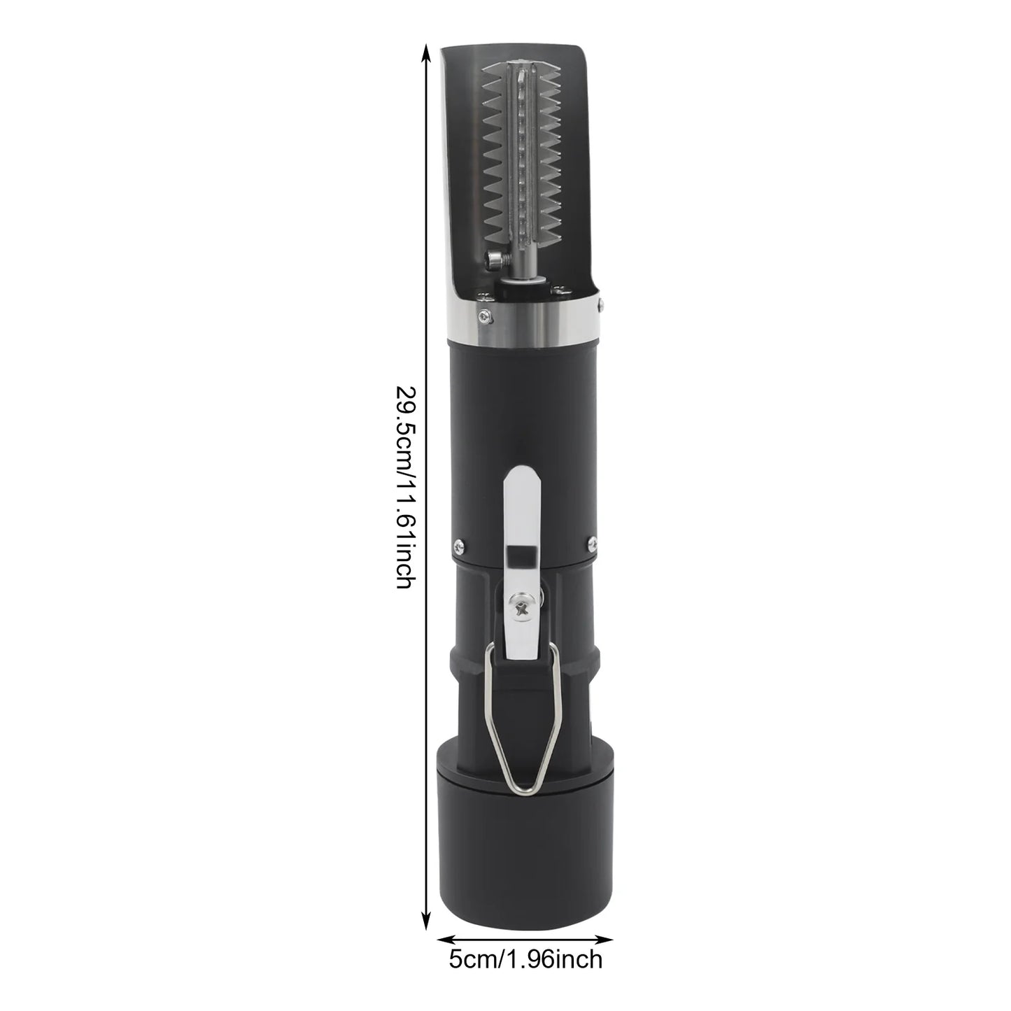 Electric Fish Scaler With Rechargeable Battery And Stainless Steel Head