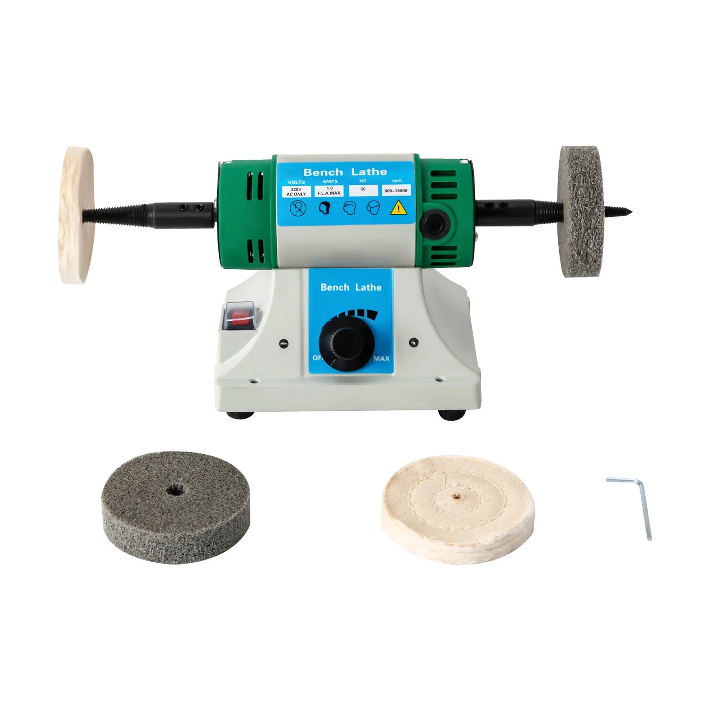 CNCEST 800W Jewelry Polisher Variable Speed Bench Polishing Machine
