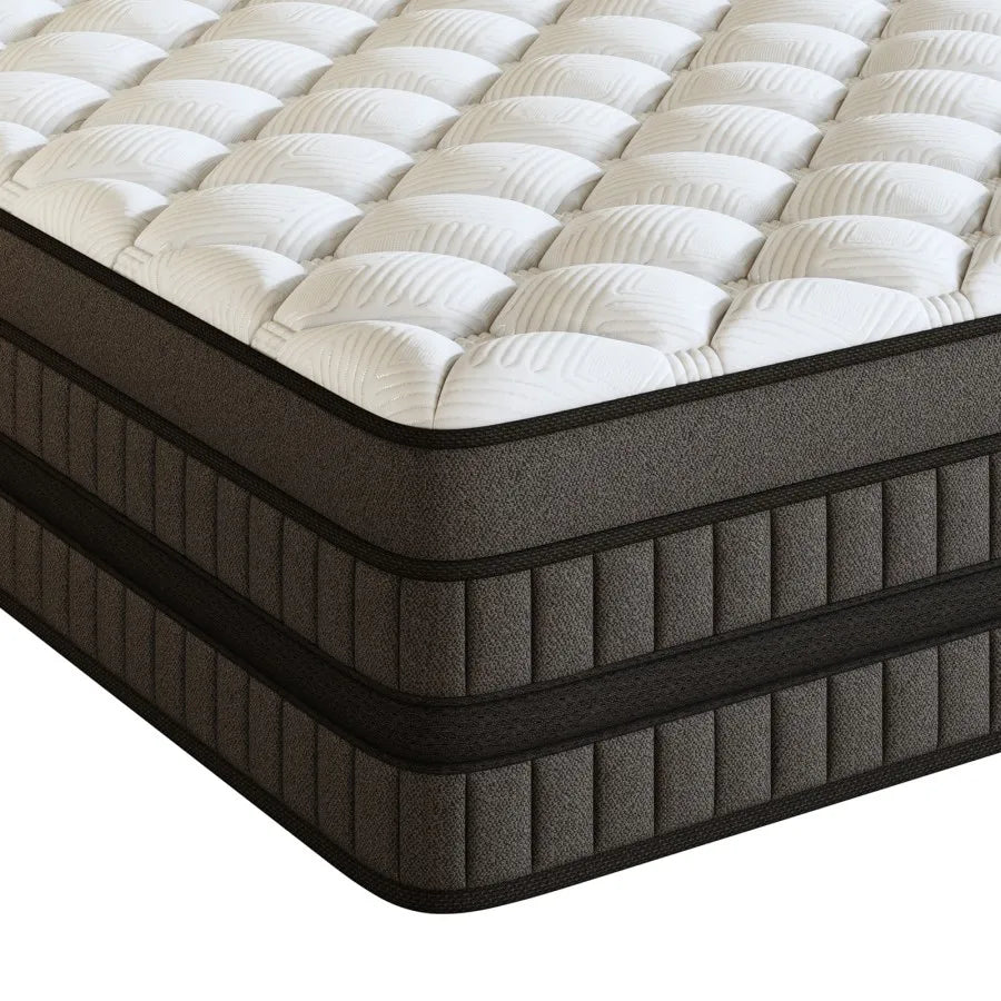 Hybrid Gel Memory Foam Mattress With Pocket Springs Medium Firm