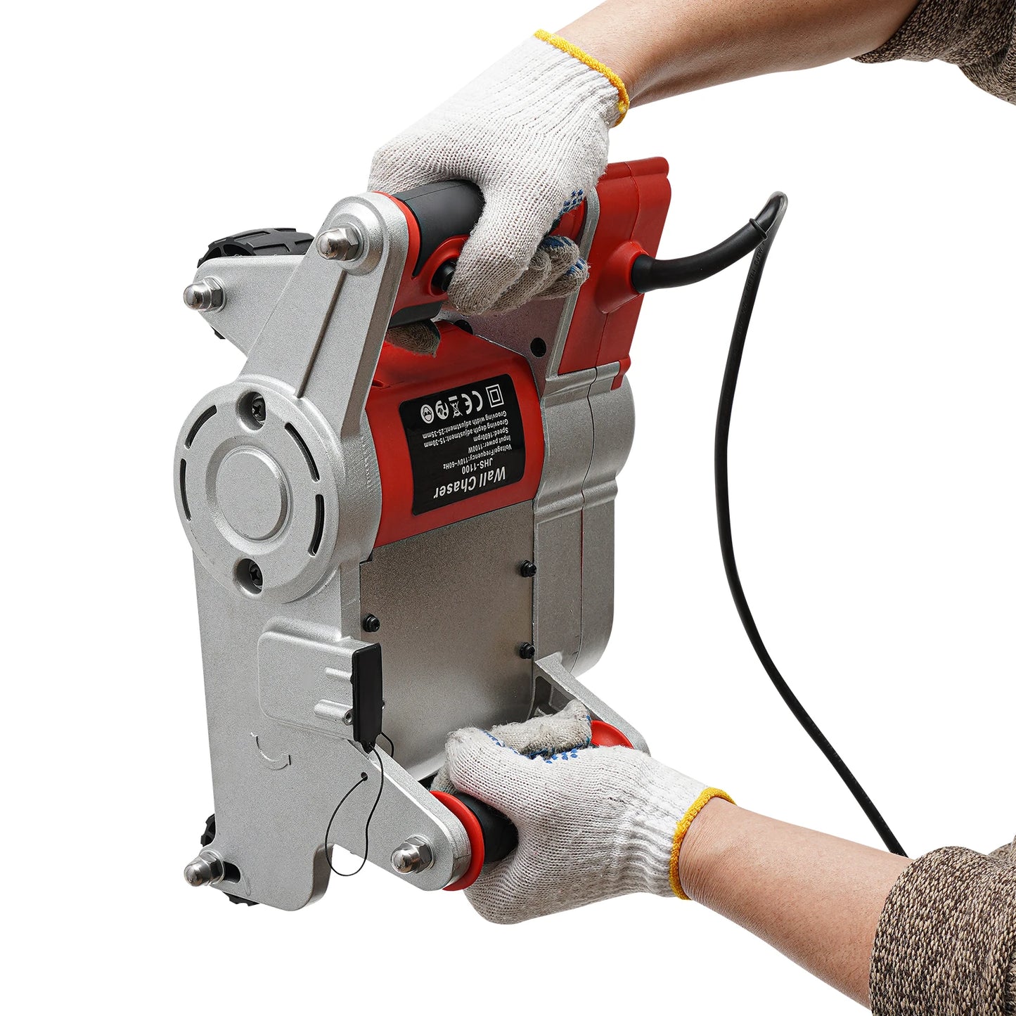CNCEST 1100W Wall Chaser Slotting Machine Concrete Grooving Tool