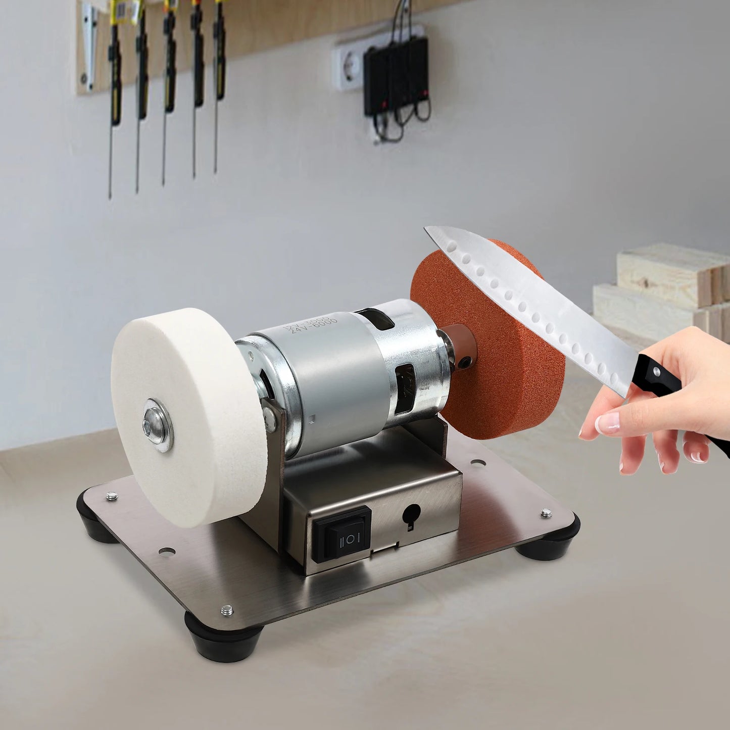 Precision Variable Speed Table Grinder For Metal Workpieces