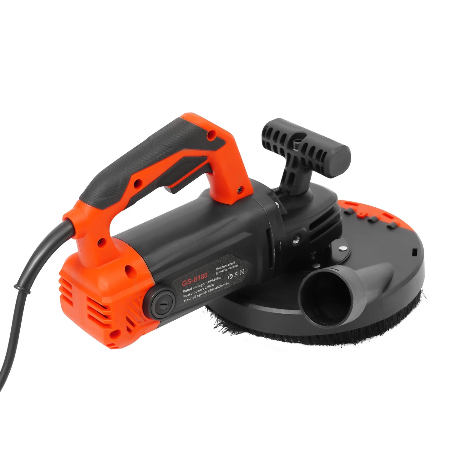 CNCEST 2200W Concrete Grinding Machine Angle Grinder With Dust Shroud