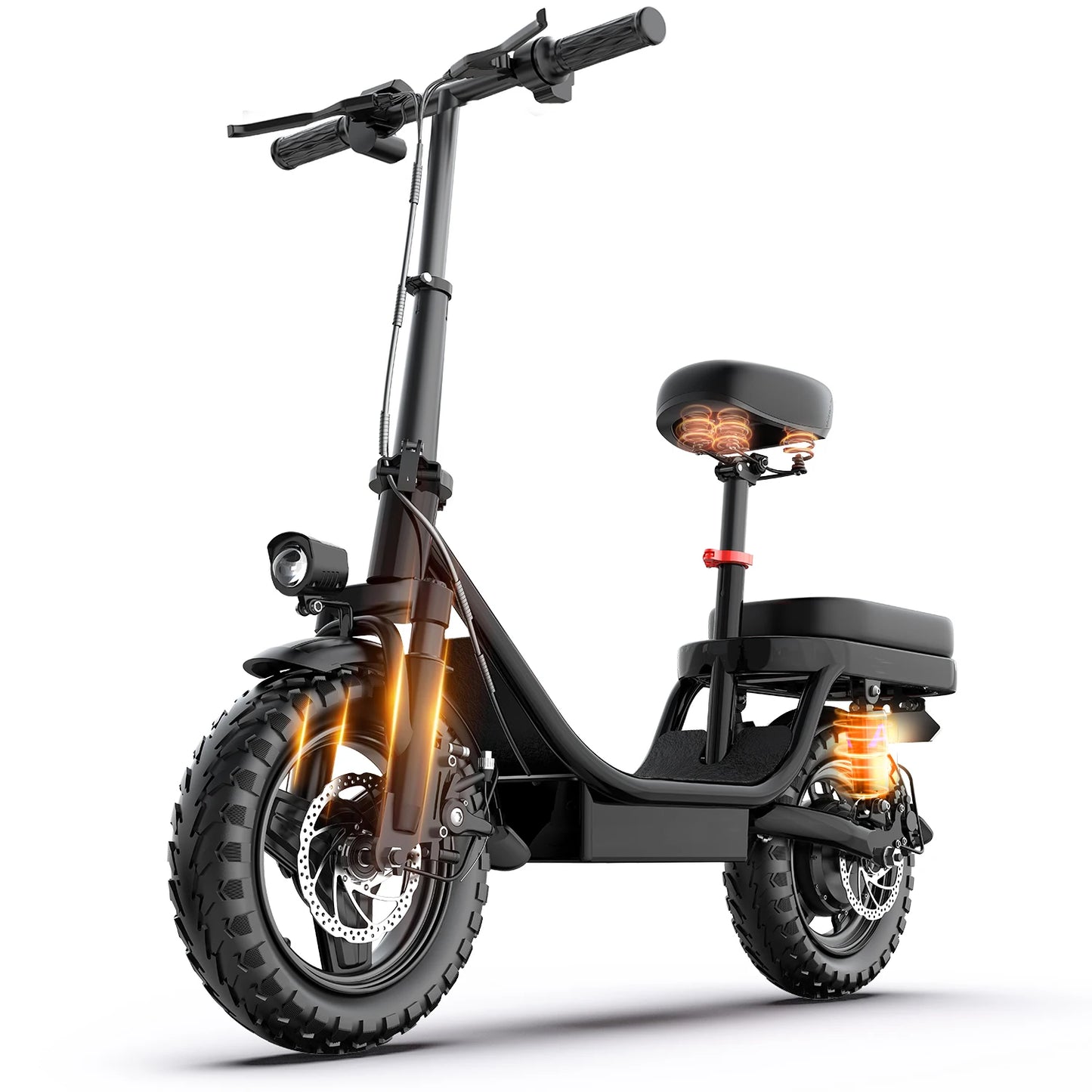 ZEFIORA Highspeed Electric Bike 2000W 48V 10-20Ah Battery 30-50MPH
