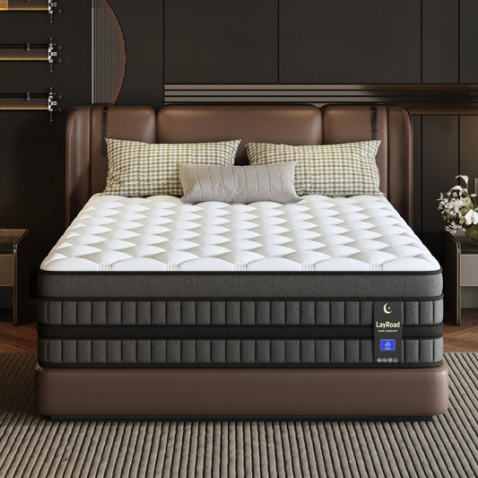 Hybrid Gel Memory Foam Mattress With Pocket Springs Medium Firm
