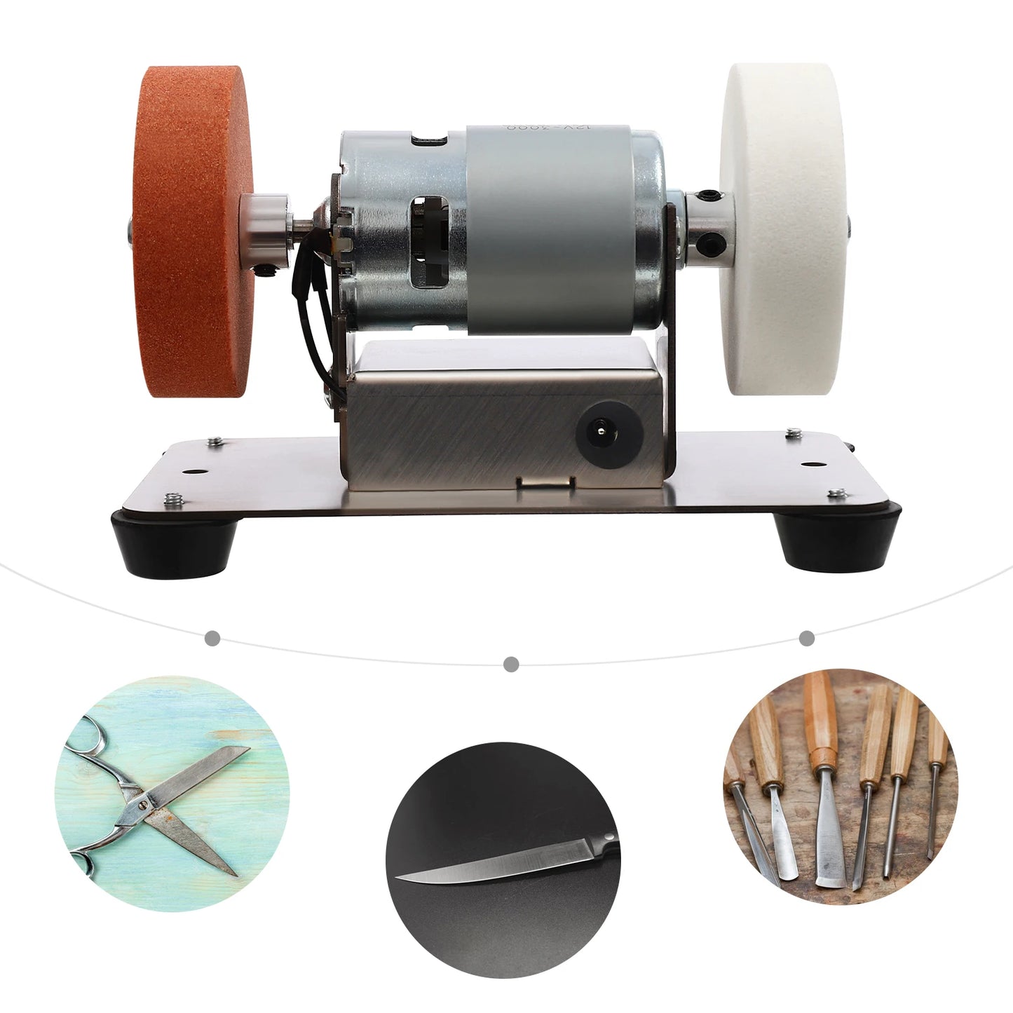 Precision Variable Speed Table Grinder For Metal Workpieces