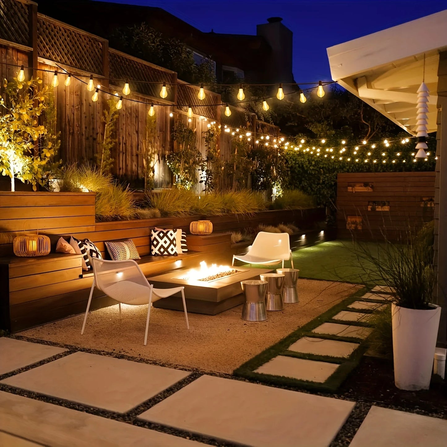 LED Outdoor String Lights ST38 Waterproof Porch Garden