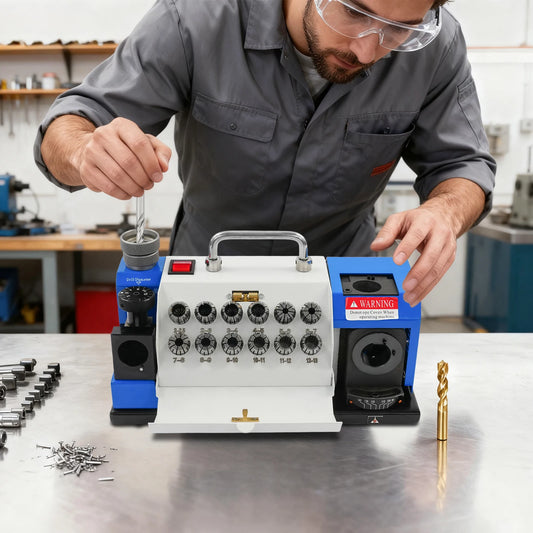 Electric Drill Bit Sharpener 180W Grinding Machine 5300 RPM Motor