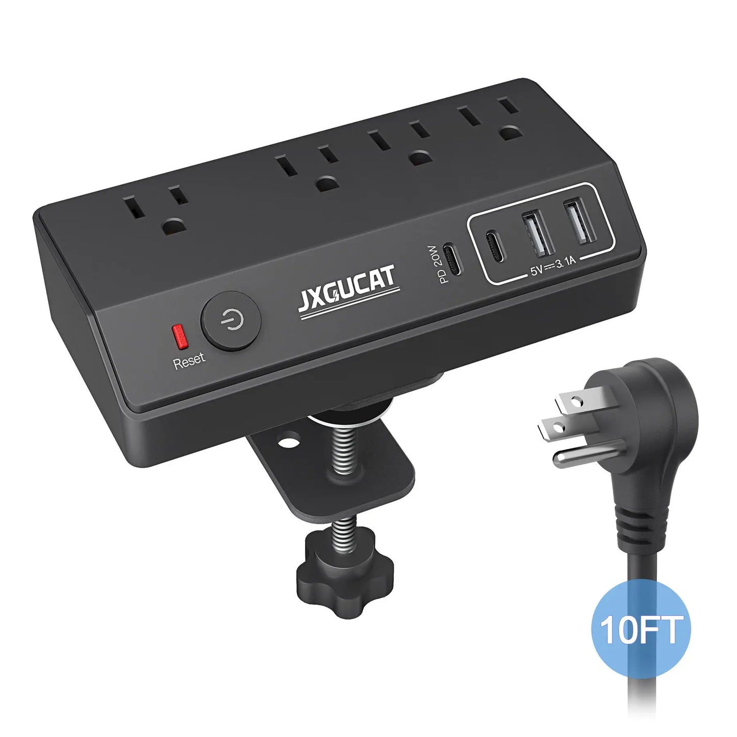 PASSUS USB C Desk Clip 20W PD Fast Charge Mountable